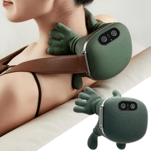 Master Hand Shoulder and Neck Massager Cervical, Electric Real Hands Kneading Massage with Heat, Shiatsu Deep Tissue Pain Relief for Shoulder Neck Back Muscle(1PC)