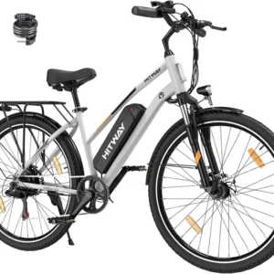 HITWAY BK27S E Bike 28 Zoll, Elektrofahrrad Pedelec für Damen und Herren, E-Fahrrad mit 36V 13Ah Wechselakku, 250W Motor, 7 Gang Schaltung,StVZO Citybike Electric Bike Ebike Reichweite bis zu 50km-100km